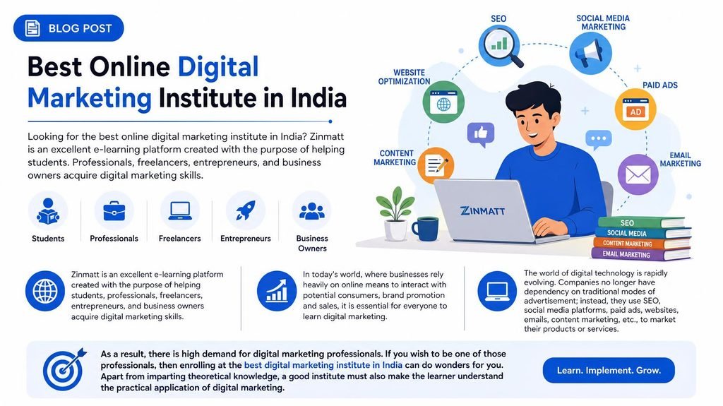 Best Online Digital Marketing Institute in India